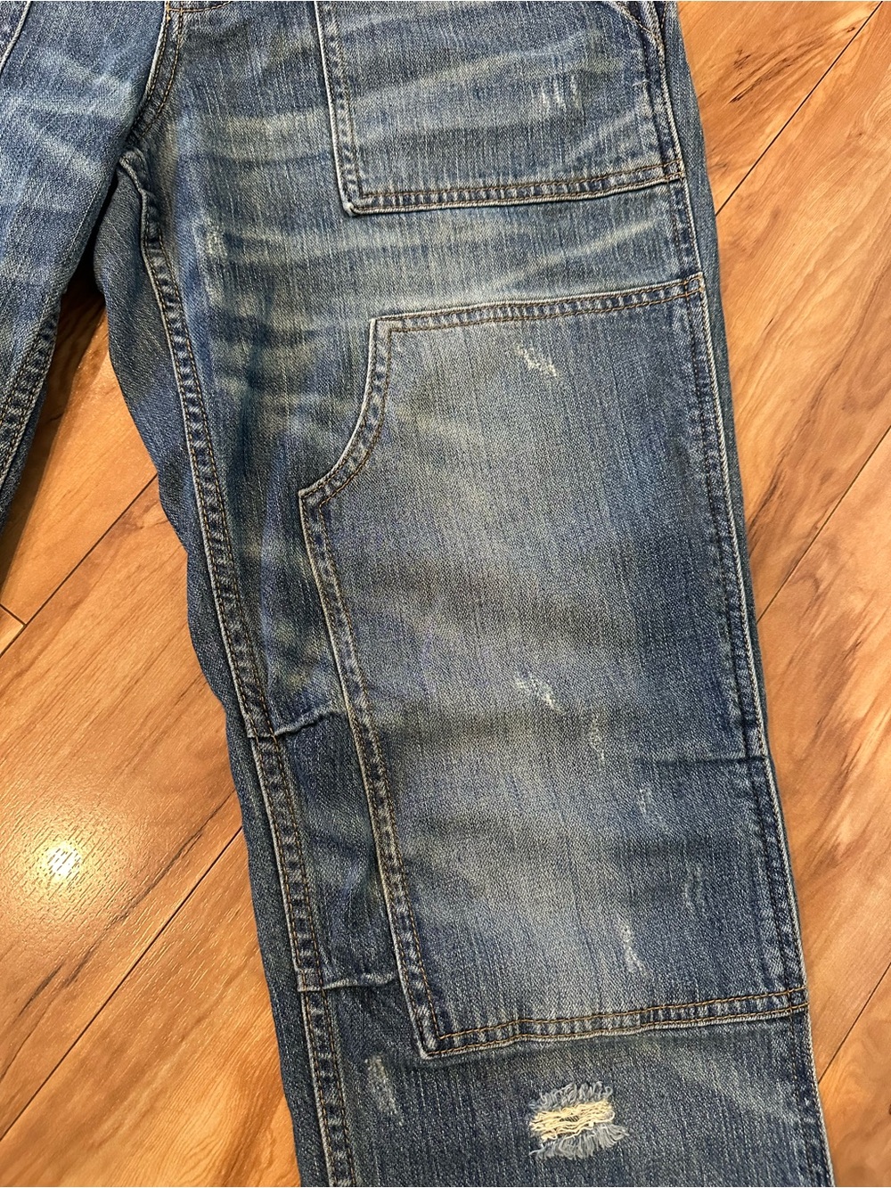 Anthropologie Pilcro The Wanderer Relaxed Patch Pocket Jeans Carpenter - Picture 5 of 11